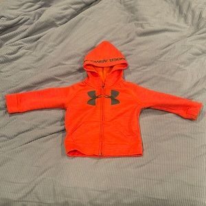 Under Armour 2T Orange Full Zip Hoodie